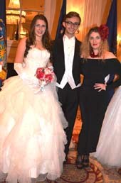 Leah Lane, Cole Rumboug and Joyce Brooks. Photo by: Rose Billings/Blacktiemagazine.com