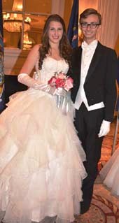Leah Lane and Cole Rumbough. Photo by: Rose Billings/Blacktiemagazine.com