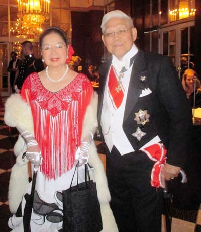 Pompeyo Realuyo and Nora Luyo. Photo by: Joyce Brooks/Blacktiemagazine.com