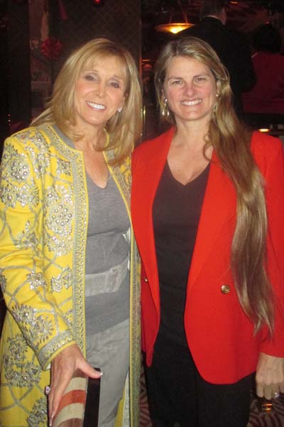 Iris Smith and Bonnie Comley  .  Photo by:  Joyce Brooks