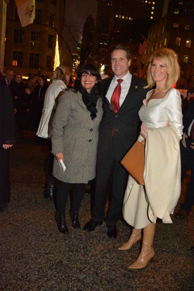 Governor Andrew Cuomo and his lovely girlfriend Sandra Lee.  Photo by:  Rose Billings/Blacktiemagazine.com