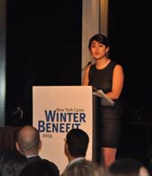 Honoree, Diana Tamashiro Folla, this year’s “Young Leader Extraordinaire” Photo by: Abasi Aniton