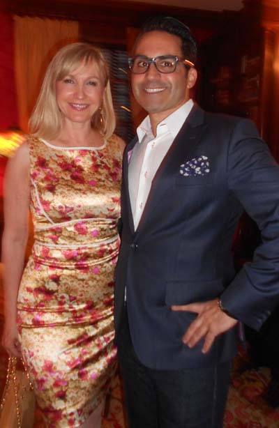 Katlean de Monchy and Angelo David Pisacreta. Photo by: Joyce Brooks/Blacktiemagazine.com