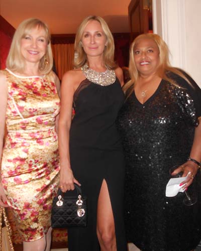 Katlean de Monchy, Sonja Morgan and Flo Anthony . Photo by: Joyce Brooks/Blacktiemagazine.com