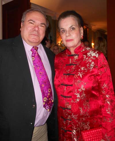 Hunt Slonem and Anne Rapp. Photo by: Joyce brooks/Blacktiemagazine.com