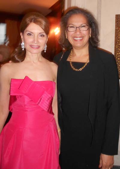 Jean Shafiroff and Elsie McCabe Thompson. Photo by: Joyce brooks/Blacktiemagazine.com