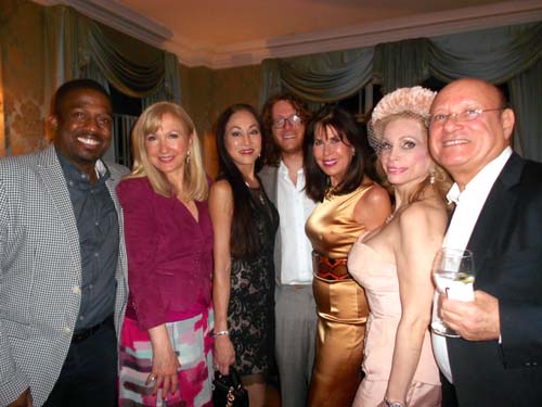 William Allen, Katlean De Monchy, Lucia Hwong Gordon, Yonathan Parienti , Lauren Roberts, Joy Marks and Mr. Parienti. Photo by: Joyce Brooks/Blacktiemagazine.com