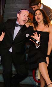 Cherub Improv President and Co-Founder Jonathan Evan Goldberg and Cherubs: