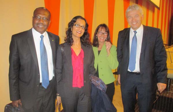 Dr. Hamadoun Touré, Secretary-General of the International telecom union, Ms. Rima Quereshi, Chief Strategy Officer, Ericsson,Ms. Lynn St. Amour, President and CEO, Internet Matters , H. E. Mr. Janis Karklins, Ambassador at large, Latvia and Chair of the Multistakeholder Advisory Group (MAG), Internet Governance Forum (IGF)