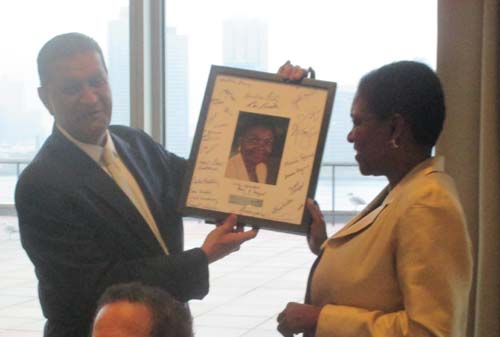 Mr. Amir Dossal, Chairman of the Global Partnerships Forum and&nbsp;Baroness Valerie Amos, United Nations Under-Secretary-General for Humanitarian Affairs and Emergency Relief Coordinator&nbsp;
