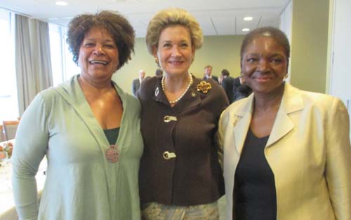 Ms. M. Annette Ensley; Former Director of Administration & Human Resources, Nathan Cummings Foundation; Ms. April Gow, Partner, Canongate Partners; Baroness Valerie Amos, UN Under Secretary-General for Humanitarian Affairs and Emergency Relief Coordinator