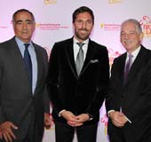 John Mack, Henrik Lundqvist, Dr. Steven J. Corwin. Photo by: E.H. Wollop