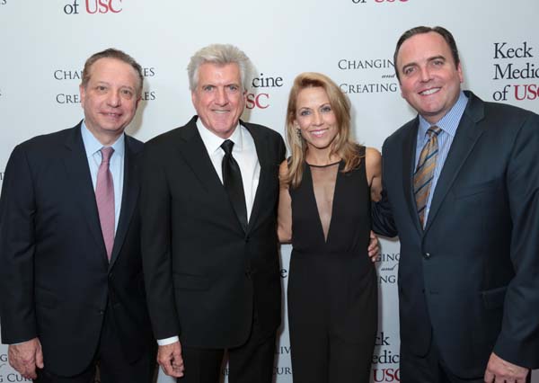 Dean Carmen Puliafito, Luke Zamperini (son of Louis Zamperini), Sheryl Crow, honoree Derrick Hall