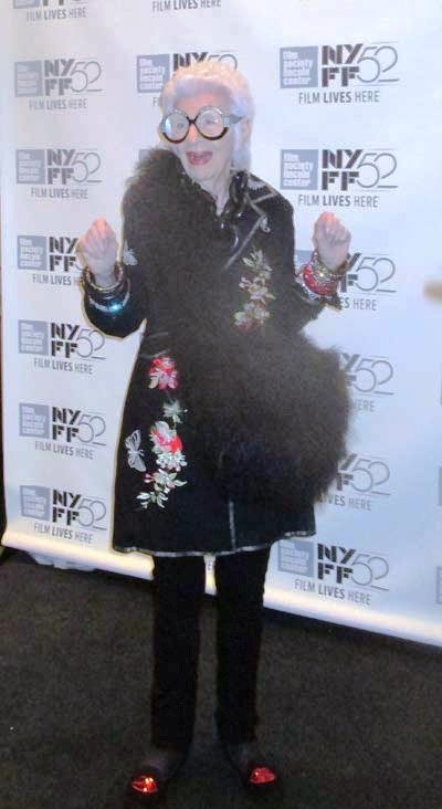 Iris Apfel. Photo by: Joyce brooks/Blacktiemagazine.com