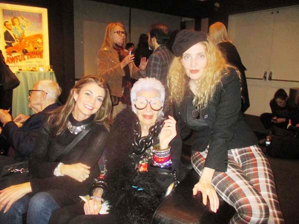 Marcella Ash, Iris Apfel and Joyce Brooks