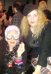 Iris Apfel and Joyce Brooks