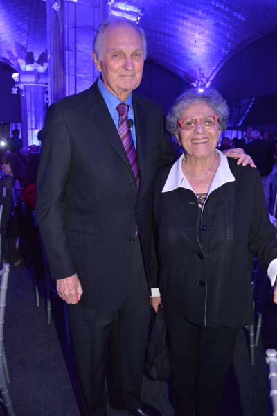 Alan Alda and his wife Arlene Alda. Photo by: Rose Billings/Blacktiemagazine.com