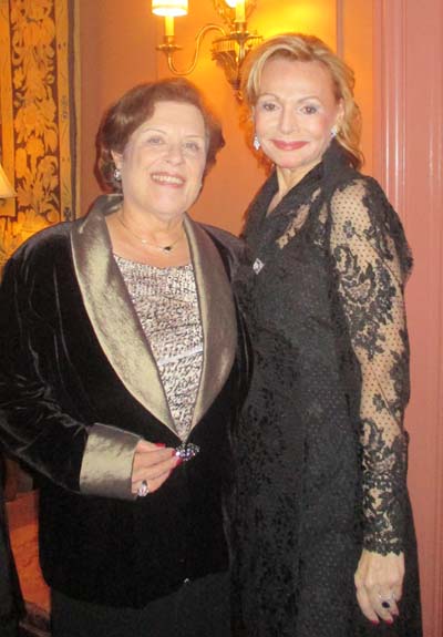 Doris Farrelly and Ronnie Perl. Photo by: Joyce Brooks/Blacktiemagazine.com