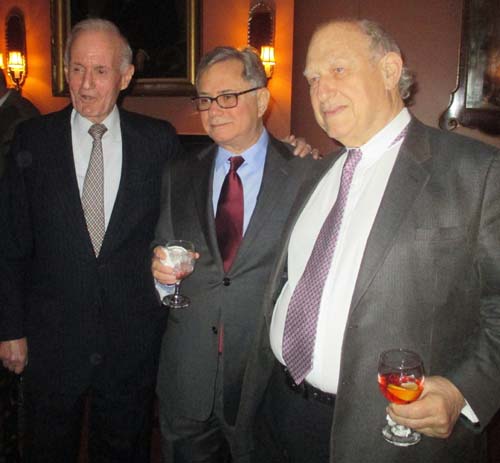 Martin Kahn, MD, Sydney Mehl and Chayim Reich. Photo by: Joyce Brooks/Bllacktiemagazine.com