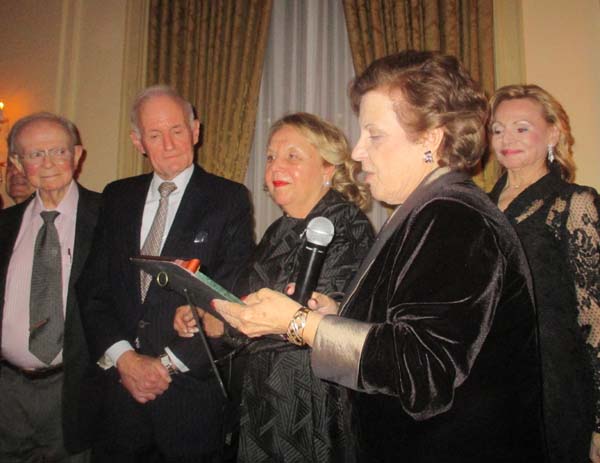 Andrew Hilton, PhD ,Martin L. Kahn, MD, Irma Hilton, PhD ,Doris Farrelly . Photo by: Joyce Brooks/Bllacktiemagazine.com