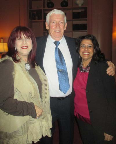 Yola Kramer, Ray Farrelly and Ameeta Grover. Photo by: Joyce Brooks/Blacktiemagazine.com