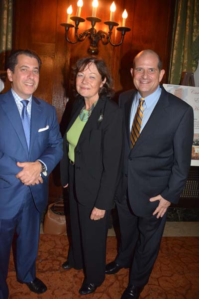  Steve Morrows, Exec VP RFR, Nicky Heryet and Joseph Girven .  Photo by:  Rose Billings/Blacktiemagazine.com