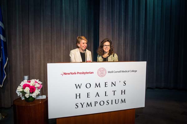 Event Chairs Joan Weill and Dr. Orli Etingin.  Photo by: Brooke Ismach