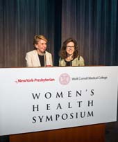 Event Chairs Joan Weill and Dr. Orli Etingin. Photo by: Brooke Ismach
