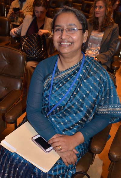 H.E. Dr. Dipu Moni, Chairperson of the Parliamentary Standing Committee on Foreign Relations, and former Foreign Minister of the People's Republic of Bangladesh 