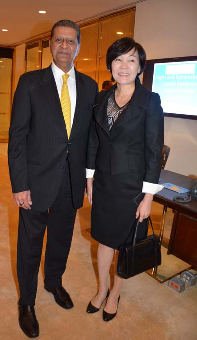 Mr. Amir Dossal, Chairman, Global Partnerships Forum; Madame Akie Abe,