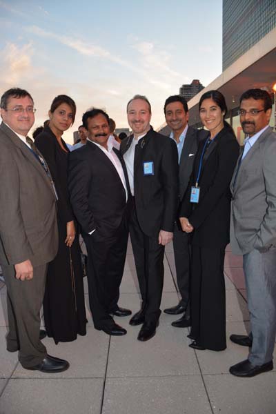 Patrick Sciarratta, Shweta Tariello, Dr.K.P.R Raaja,H .E Angelo Autonio Tonello, Santosh Menon, Cassidy Daly, Ashok Krish. Photo by: Rose Biillings/Blacktiemagazine.com