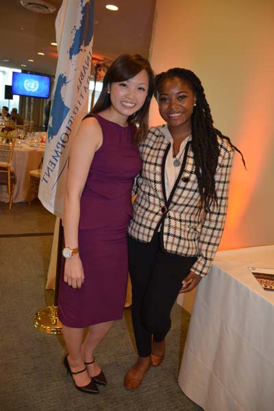 Uyen Huynh and Ofonime Udo-Okon. Photo by: Rose Billings/Blacktiemagazine.com