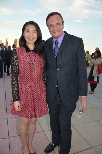 Xiaoxue Du and Gerard Mc Keon. Photo by: Rose Billings/Blacktiemagazine.com