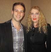 Dov Hoschander and Joyce brooks. Photo by: Joyce Brooks/Blacktiemagazine.com