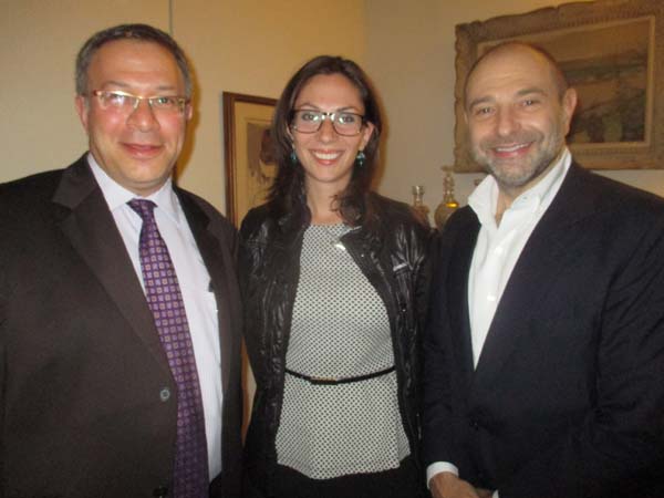Eric Halivni, Alexandra Cohen and Pimm Fox. Photo by: Joyce Brooks/Blacktiemagazine.com