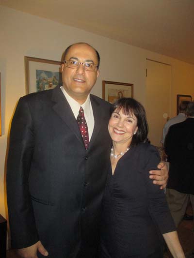 Ambassador Ido Aharoni and Shaula Alexander Yemini. Photo by: Joyce Brooks/Blacktiemagazine.com