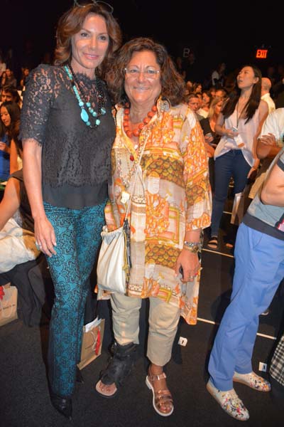  Countess LuAnn de Lesseps and Fern Mallis creator of Fashion Week 1993.  Photo by:  Rose Billlings/Blacktiemagazine.com