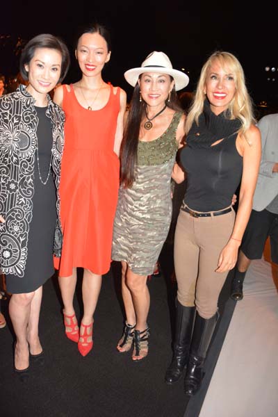 Ling, Ida Liu, Lucia Hwong Gordon, Tracey Stern.  Photo by:  Rose Billings/Blacktiemagazine.com