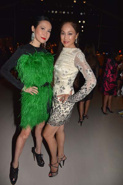 Chiu-Ti Jansen and Lucia Hwong Gordon.  Photo by:  Rose Billings/Blacktiemagazine.com