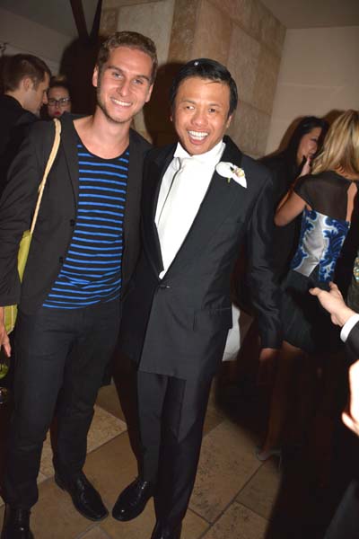 Brandon Cohen and Zang Toi.  Photo by:  Rose Billings/Blacktiemagazine.com