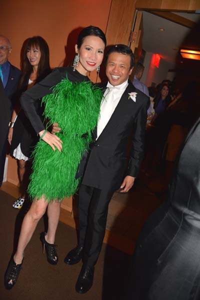 Chiu-Ti Jansen and Zang Toi.  Photo by:  Rose Billings/Blacktiemagazine.com
