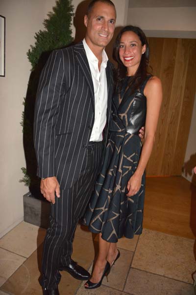 Nigel Barker and his wife Cristen.  Photo by:  Rose Billings/Blacktiemagazine.com