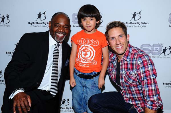 Actor Gregg Daniel (True Blood), Little Brother Nolan and his Big Brother Mathew Baltzell.  Photo by:  Vince Bucci