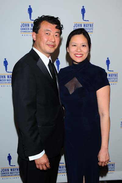 Patrick Loo and Dr. Delphine Lee.  Photo by:  Vince Bucci