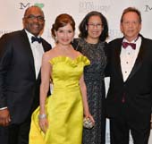 Honoree Colbert Narcisse; Jean Shafiroff (Gala Chair); Elsie McCabe Thompson (NYC Mission Society President); Honoree Hollis Russell.. Photo by: Annie Watt
