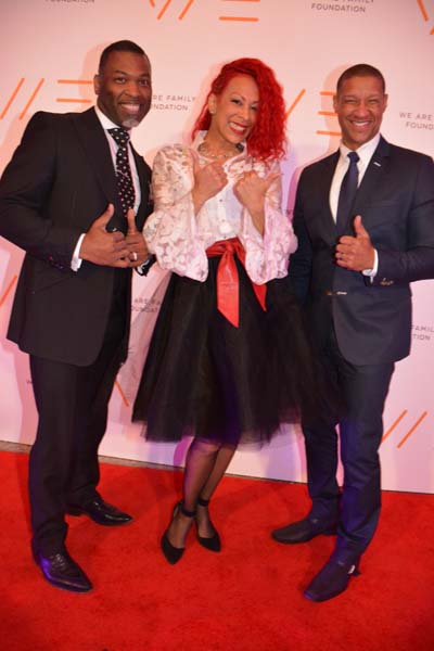 Daryl Hunt, (Producer), Sylver Logan Sharp (Chic) and D. Wright (Producer).  Photo by:  Rose Billings/Blacktiemagazine.com