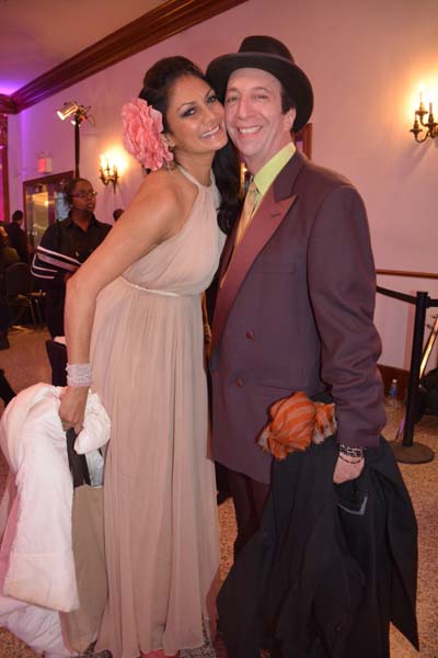 Donna D'Cruz and Tom Silverman.  Photo by:  Rose Billings/Blacktiemagazine.com
