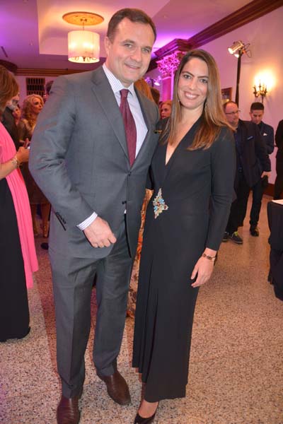  Greg Kelly (Fox 5 News Anchor  and Nicole Dicocco.  Photo by:  Rose Billings/Blacktiemagazine.com