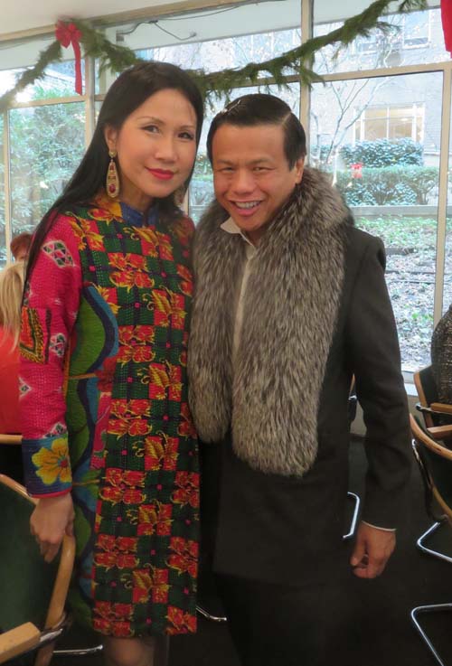 Chiu Ti Jansen and Zang Toi. Photo by: Joyce brooks/Blacktiemagazine.com