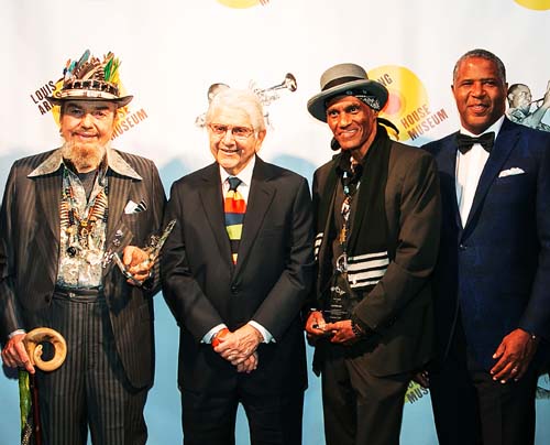 LAHM Louie Award Honorees: Dr. John, Jerome Chazen, Cyril Neville & Robert F. Smith